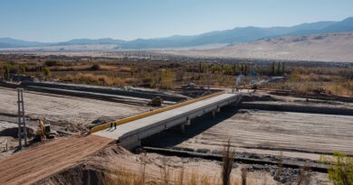 El puente de Medanitos en su etapa final