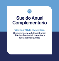  Fecha de pago del aguinaldo para la Administración Pública, docentes y fuerzas de seguridad