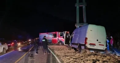 Una combi chocó camino a El Rodeo
