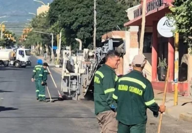 Corte en avenida Belgrano por tareas de fresado