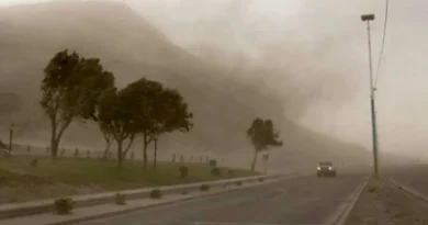 Alerta amarilla por vientos intensos en Catamarca