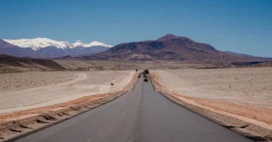 El Gobernador recorrió la obra de la Ruta 43