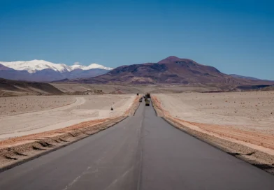 El Gobernador recorrió la obra de la Ruta 43