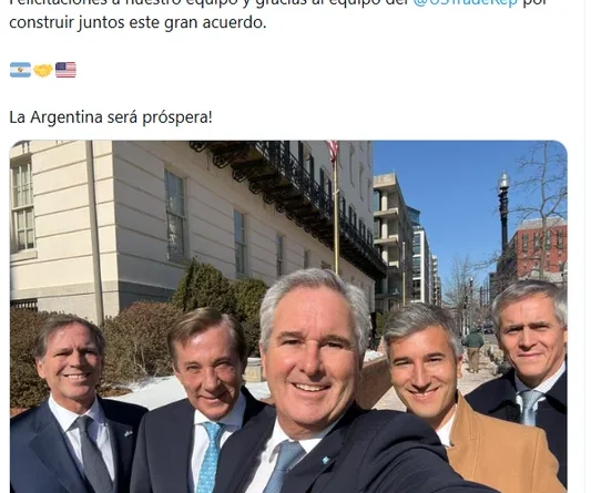 Argentina y Estados Unidos firmaron un Acuerdo de Comercio e Inversión Recíproco