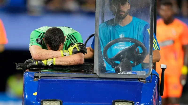 Preocupación en Boca: Agustín Marchesín se lesionó  y salió llorando