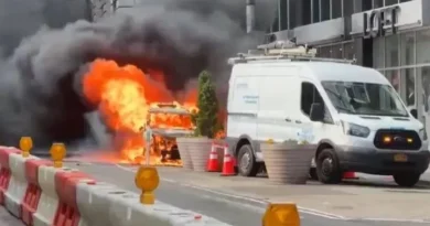 Explotó un auto cerca del Toro de Wall Street: pánico y corridas en pleno Manhattan
