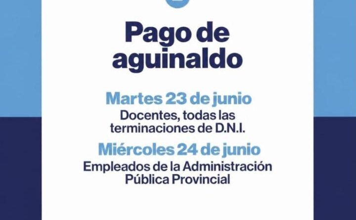 Fechas de pago del medio aguinaldo para la administración pública y docentes