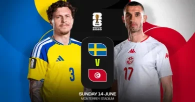 Suecia vs. Túnez, por el Mundial 2026 desde las 23