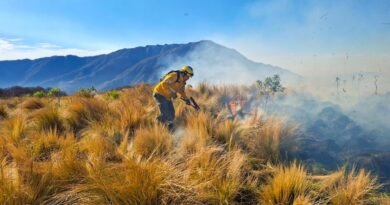 El incendio forestal en Aconquija ya consumió 100 hectáreas