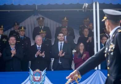 El vicegobernador Rubén Dusso encabezó el acto por el 203° Aniversario de la Policía de Catamarca