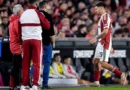 Montiel sufrió una distensión en el aductor 