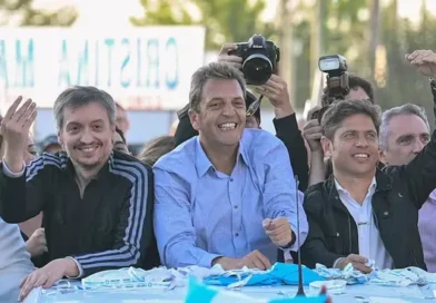 Cumbre entre Axel Kicillof, Sergio Massa y Máximo Kirchner