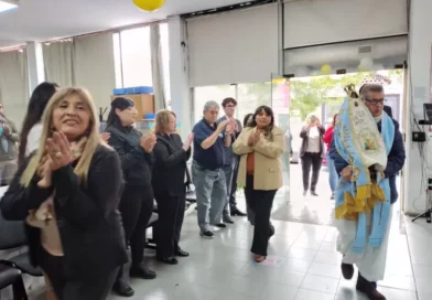La imagen peregrina de la Virgen inició sus visitas